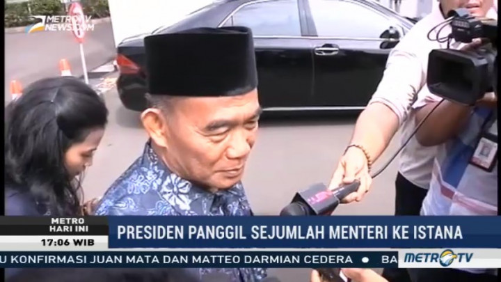 Presiden Panggil Sejumlah Menteri ke Istana