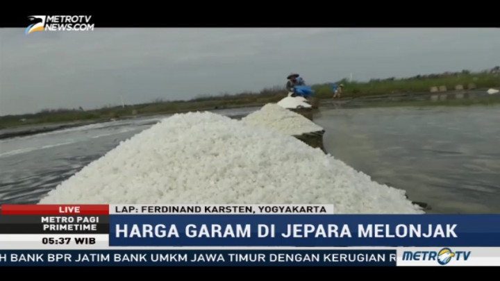 Harga Garam di Jepara Melonjak