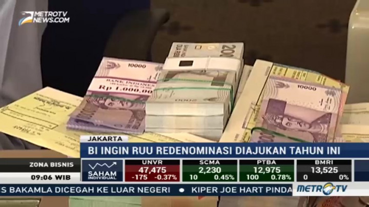 BI Ingin RUU Redenominasi Rupiah Diajukan Tahun Ini