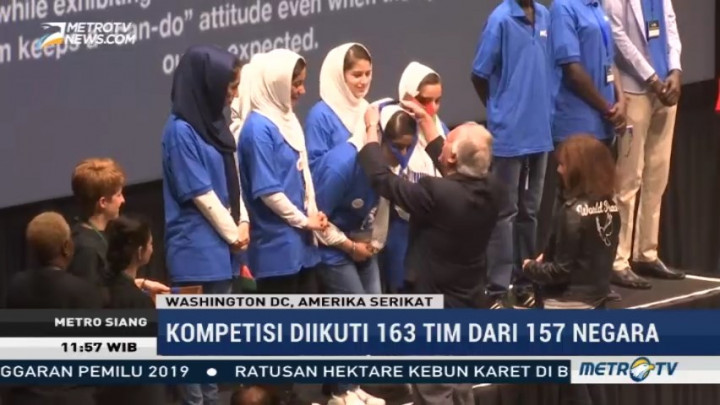 Tim Robotik Afghanistan Sabet Medali Emas di Kompetisi Robot AS