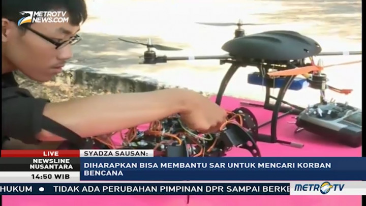 Mahasiswa Aceh Rancang Robot Pendeteksi Korban Bencana