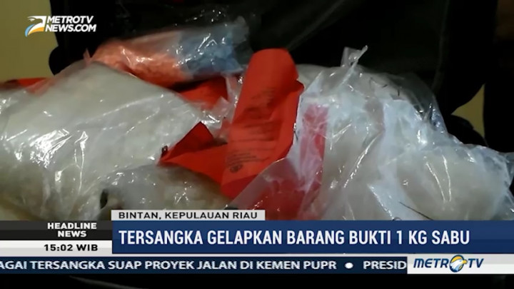 6 Anggota Polres Bintan Jadi Tersangka Penggelapan Narkoba