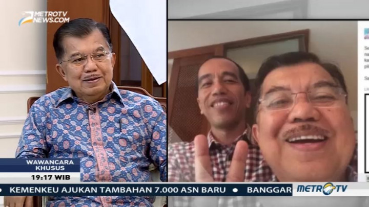 Penjelasan JK Soal Hubungannya dengan Jokowi