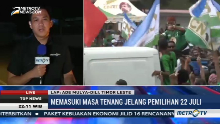 Timor Leste Masuki Masa Tenang Jelang Pemilu Parlemen