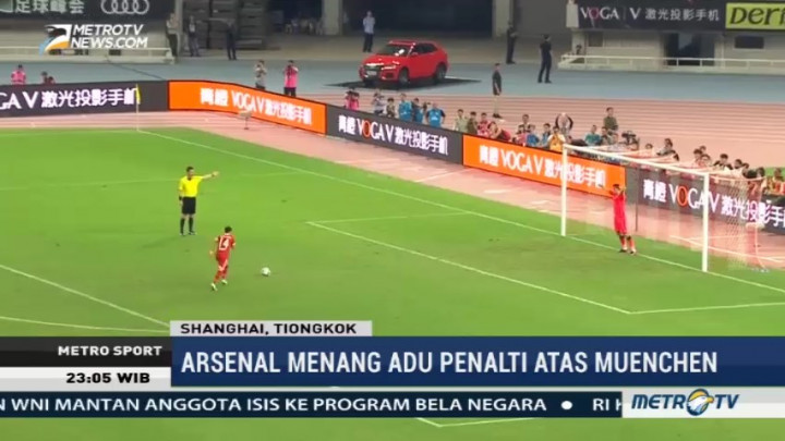Arsenal Kalahkan Muenchen Lewat Drama Adu Penalti