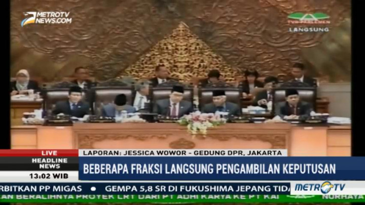 Pengambilan Keputusan RUU Pemilu Masih Diwarnai Argumen Antar Fraksi