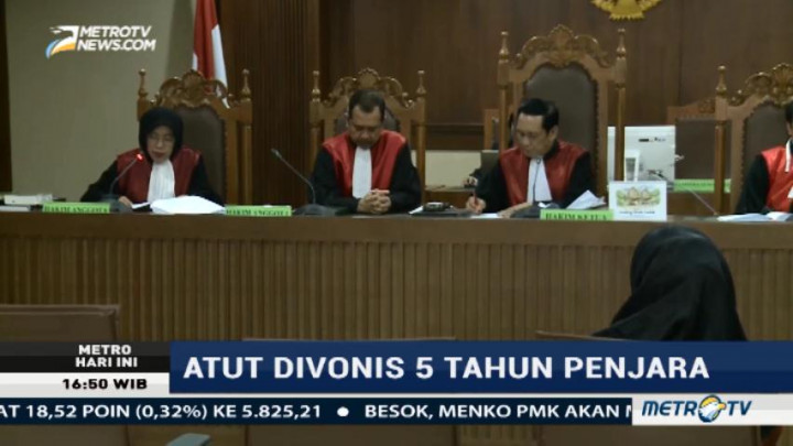 Ratu Atut Divonis 5 Tahun Penjara
