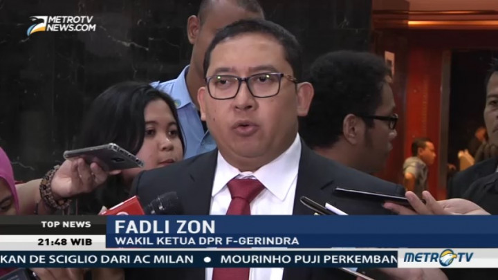 Fadli Zon: Pemerintah Terlalu Campur Tangan Terhadap RUU Pemilu