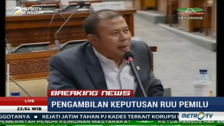 Mayoritas Fraksi Ingin Pengambilan Keputusan RUU Pemilu Malam Ini