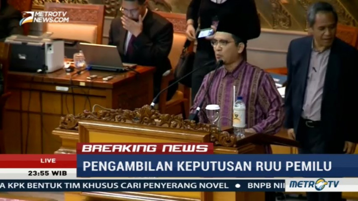 Voting RUU Pemilu, PKS Pilih Abstain