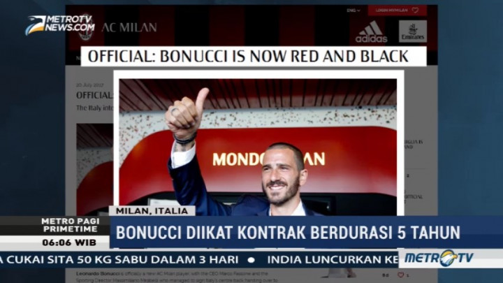 Bonucci Resmi Berseragam Milan