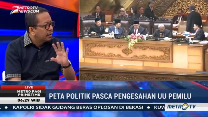 Peta Politik Pasca Pengesahan UU Pemilu