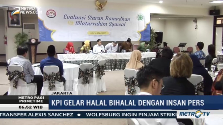 KPI Gelar Halal Bihalal dengan Insan Pers