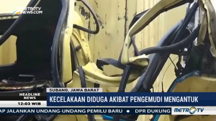 Tabrakan Truk di Pantura Tewaskan Dua Orang