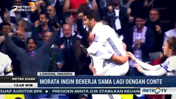 Conte Jadi Alasan Morata Memilih Bergabung ke Chelsea
