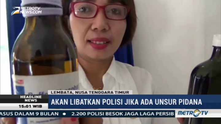 Bupati Lembata Gelar Sidak Obat Palsu di Gudang Farmasi Kantor Dinkes