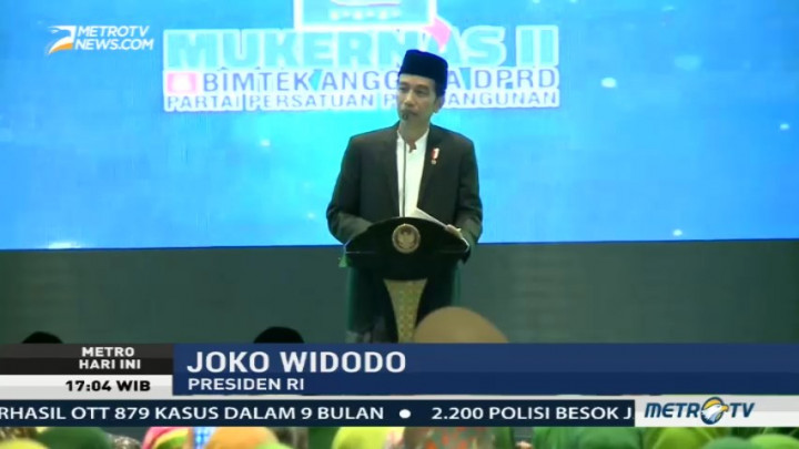 Ini Alasan Jokowi Kenakan Sarung Saat Hadiri Mukernas PPP