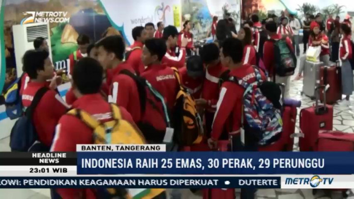 Indonesia Bawa Pulang 25 Medali Emas dari ASEAN School Games 2017