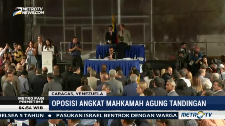 Kubu Oposisi Venezuela Angkat Hakim Mahkamah Agung Tandingan