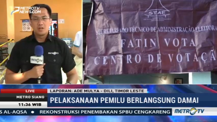 Pelaksanaan Pemilu Parlemen di Timor Leste Berlangsung Damai