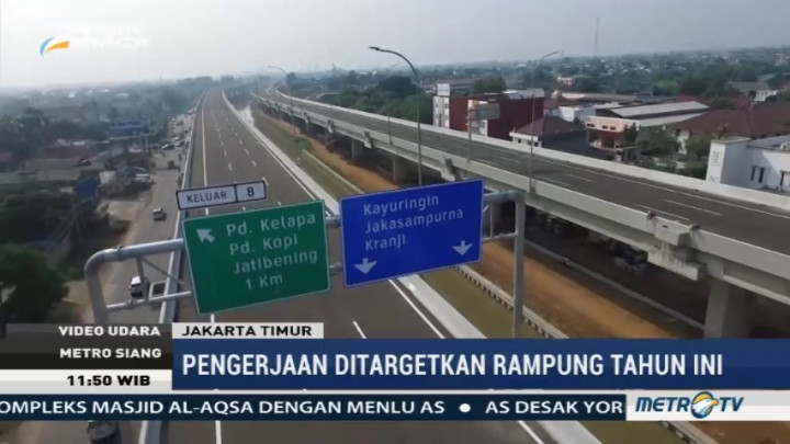 Pembangunan Tol Becakayu Ditargetkan Rampung Tahun Ini