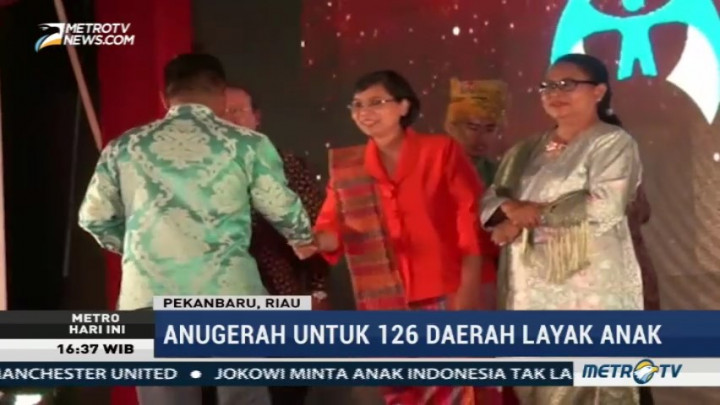 126 Daerah Raih Anugerah Kabupaten/Kota Layak Anak