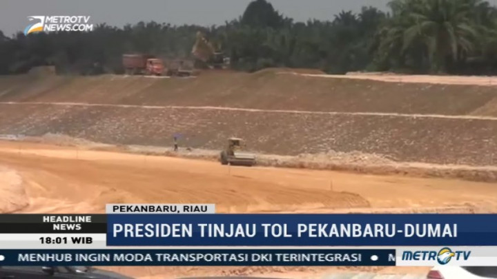 Pembangunan Tol Pekanbaru-Dumai Capai 47%