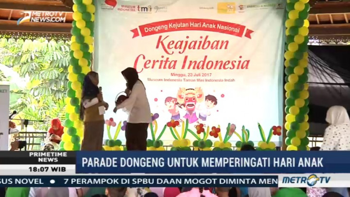Parade Dongeng Turut Meriahkan Peringatan Hari Anak Nasional