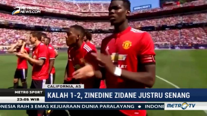 Kalah dari MU 1-2, Zidane Justru Senang
