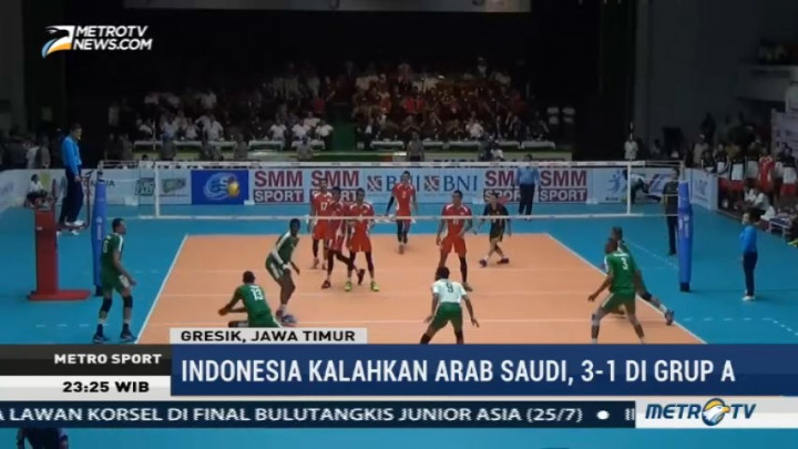 Timnas Voli Putra Taklukan Arab Saudi 3-1