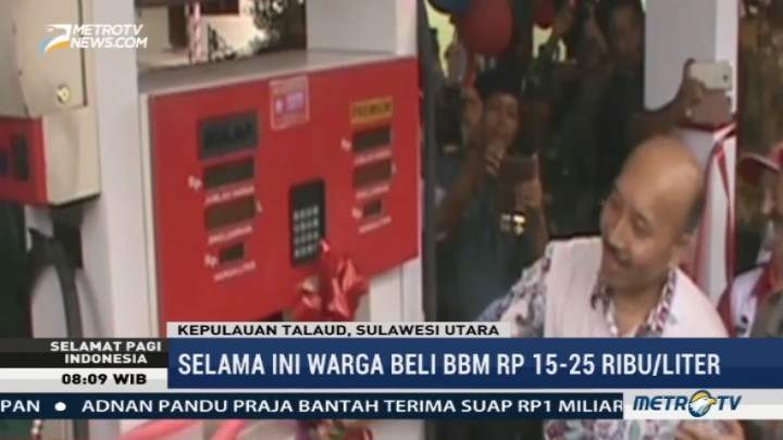 Kepulauan Talaud Kini Bisa Nikmati BBM Satu Harga