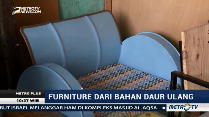 Menyulap Bahan Daur Ulang Menjadi Furniture Cantik