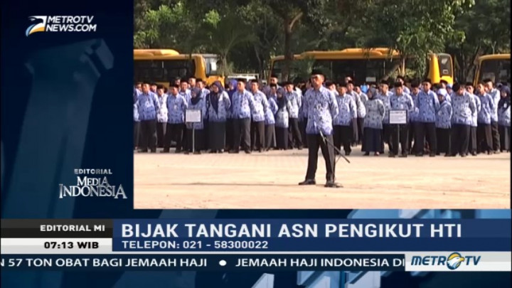 Bijak Tangani ASN Pengikut HTI