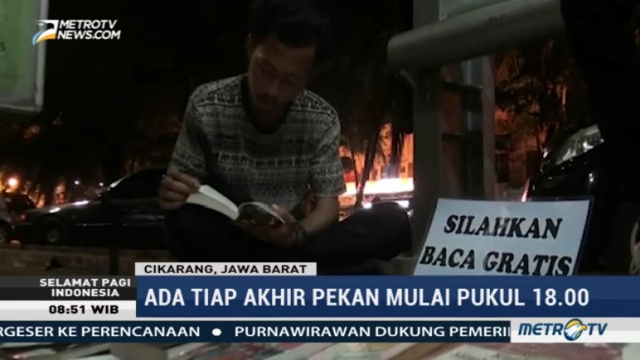 Uniknya Perpustakaan Halte di Cikarang