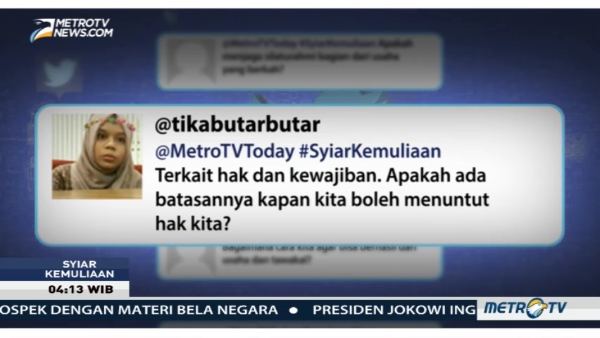 Syiar Kemuliaan: Memberi dan Berbagi (2)