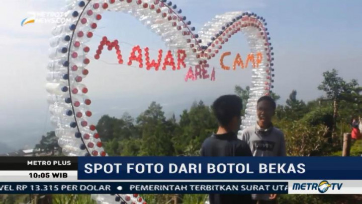 Spot Foto Unik dari Limbah Botol Plastik