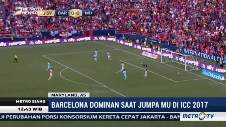 Neymar Bawa Barcelona Kalahkan Manchester United