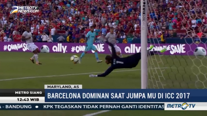 Tampil Mendominasi, Barca Kalahkan MU