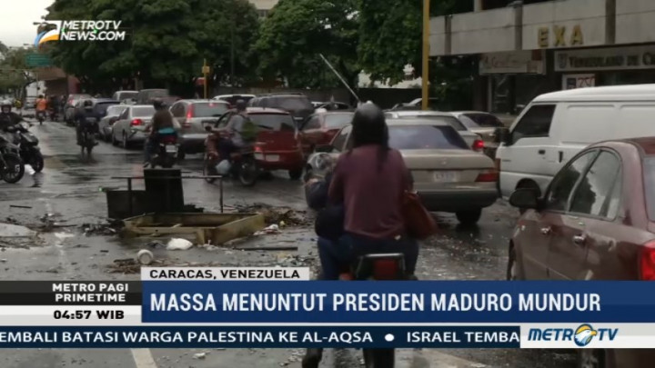 Situasi Pascabentrokan di Caracas
