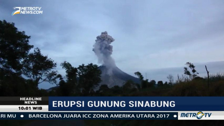 Gunung Sinabung Kembali Erupsi