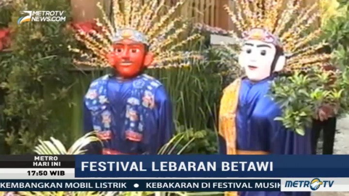 Warga Antusias Berkunjung ke Festival Lebaran Betawi 2017