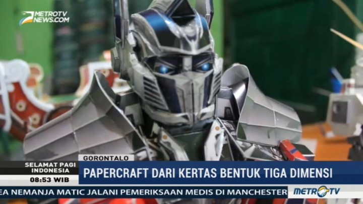Kreasi Unik Papercraft Action Figur