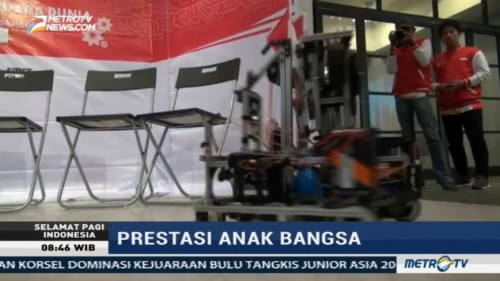 Indonesia Raih Medali Perak Kejuaraan Robot Internasional di Washington