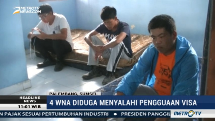 Empat WN Tiongkok Diamankan karena Salah Gunakan Visa