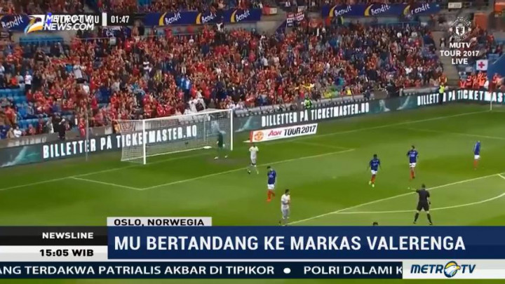 Laga Pra Musim, Man United Menang atas Valerenga 3-0