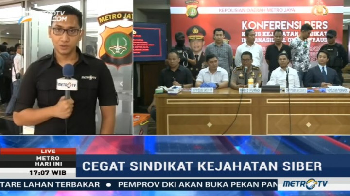 Pelaku Kejahatan Siber Berjumlah 158 WN Tiongkok dan 5 WNI