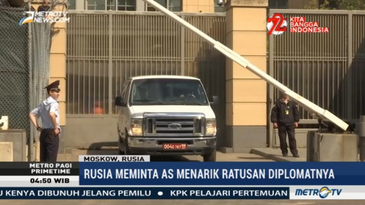 Rusia Minta AS Kurangi Jumlah Diplomat