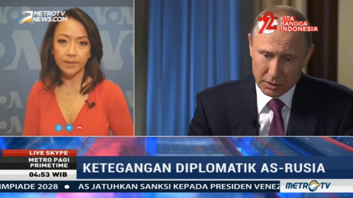Gedung Putih Sesalkan Permintaan Pengurangan Diplomat AS dari Rusia