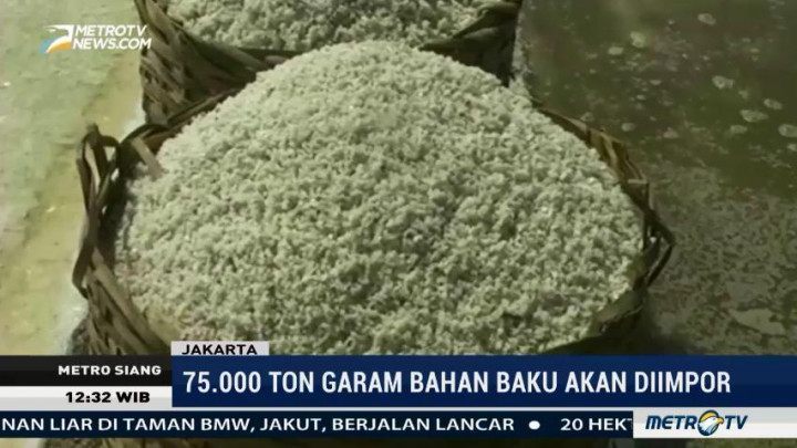 Garam Tradisional Belum Mampu Pasok Industri