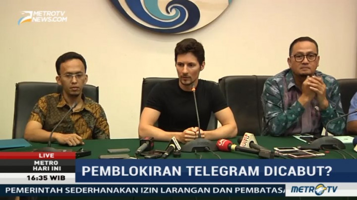 Menkominfo dan CEO Telegram Sepakati SOP Penanganan Konten Terorisme